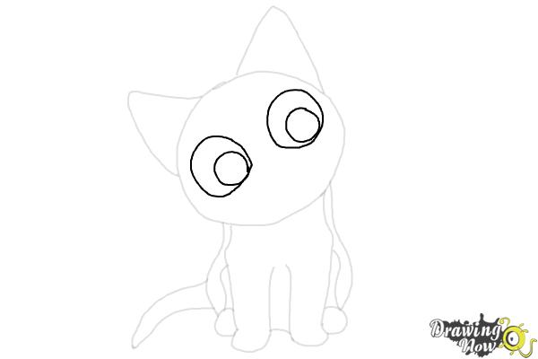 How to Draw Cute Anime Cat - Chi Yamada - Step 6