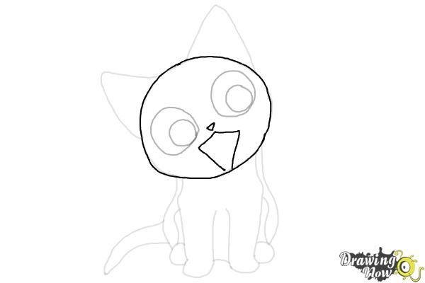 How to Draw Cute Anime Cat - Chi Yamada - Step 7