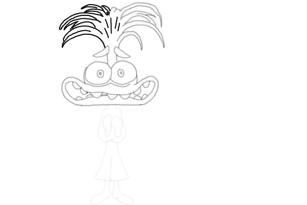 How to Draw Anxiety from Inside Out 2 - Step 10 How to Draw Anxiety from Inside Out 2 - Step 10