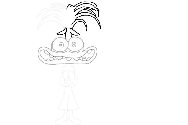 How to Draw Anxiety from Inside Out 2 - Step 9 How to Draw Anxiety from Inside Out 2 - Step 9