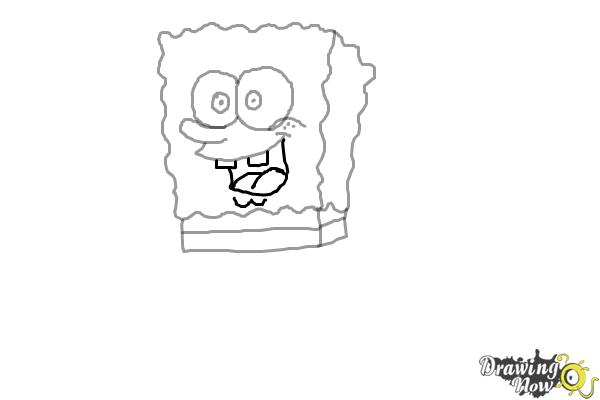 How to Draw Spongebob - Step 5 How to Draw Spongebob - Step 5
