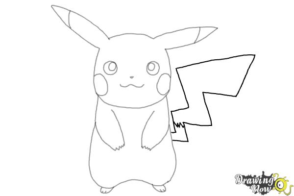 How to Draw Pikachu - DrawingNow