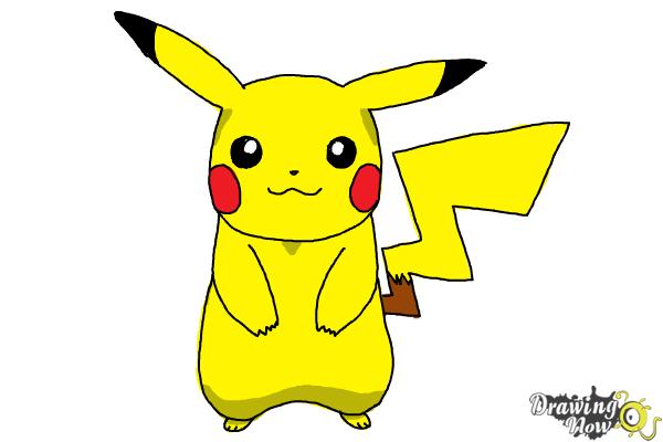 How to Draw Pikachu - DrawingNow