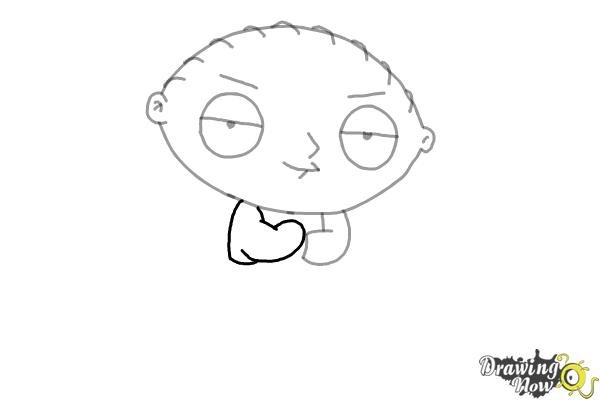 How to Draw Stewie Griffin - Step 7
