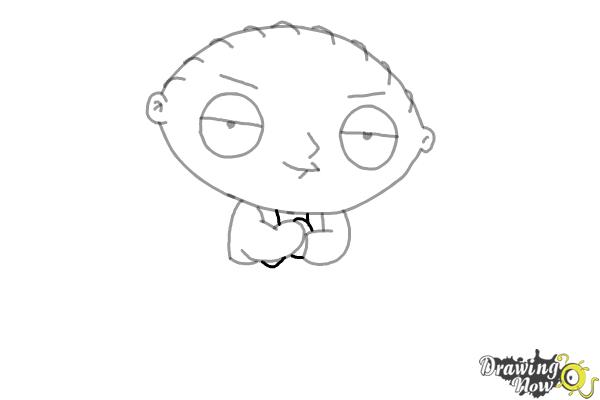 How to Draw Stewie Griffin - Step 8
