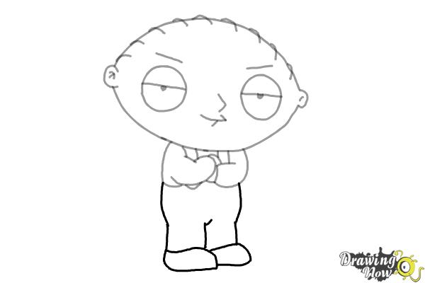 How To Draw Stewie Griffin Drawingnow
