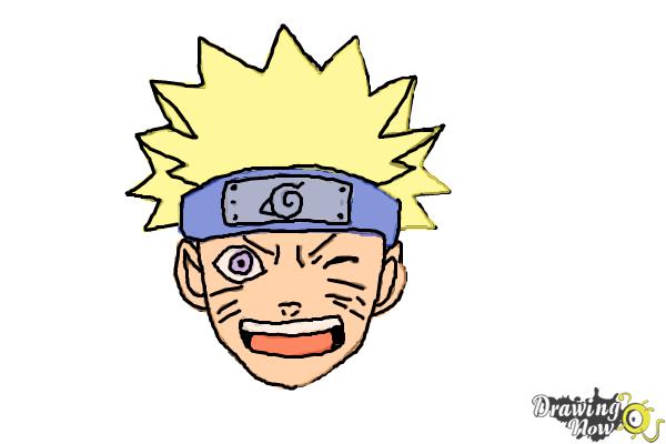 How to Draw Naruto - Step 9