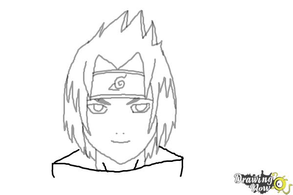 How to Draw Sasuke Uchiha from Naruto Step by Step Drawing