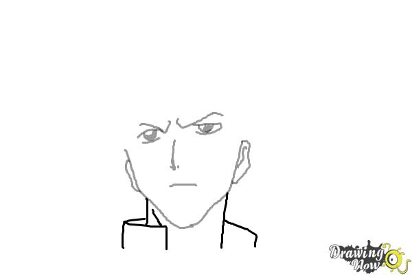 How to Draw Ichigo from Bleach - Step 4