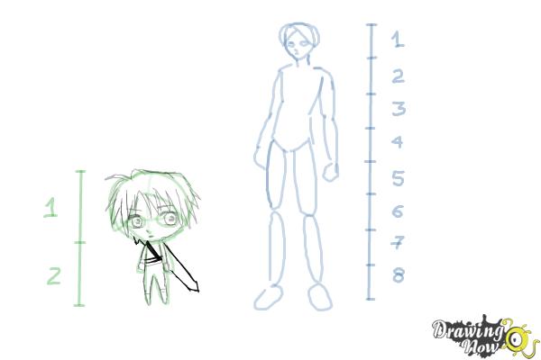 How to Draw Anime Body Figures - Step 10