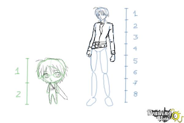 How to Draw Anime Body Figures - Step 12