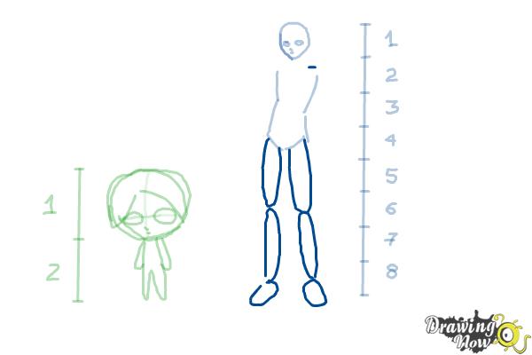 How to Draw Anime Body Figures - Step 6