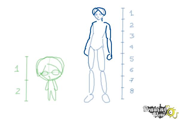 How to Draw Anime Body Figures - Step 7