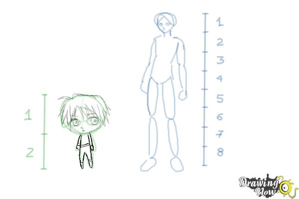 How to Draw Anime Body Figures - Step 9