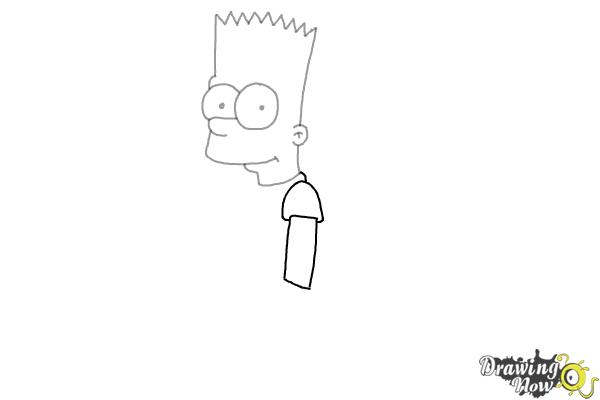 How To Draw Bart Simpson - Step 5