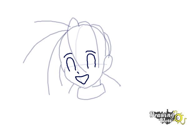 How to Draw Anime Hair - Step 5