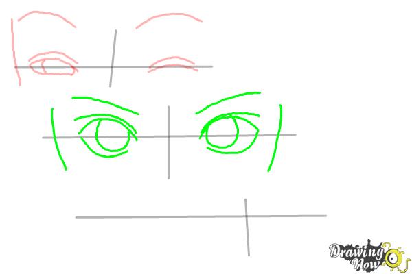 How to Draw Anime Eyes Step by Step - DrawingNow