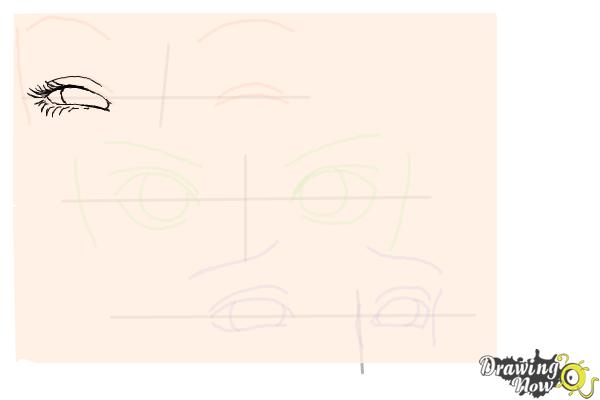 How to Draw Anime Eyes - Step 6
