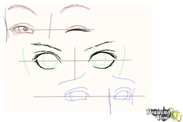 How to Draw Anime Eyes - Step 8