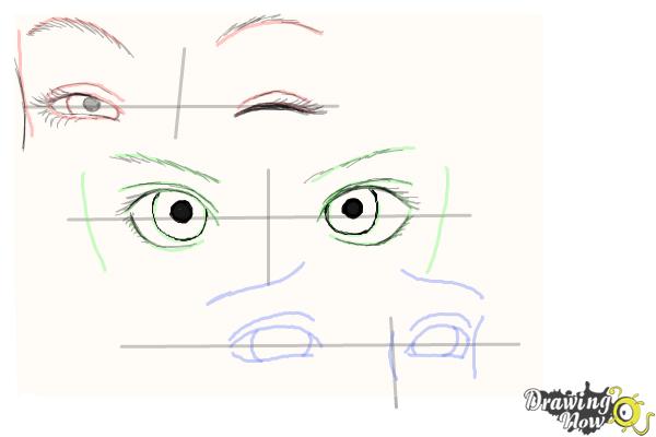 How to Draw Anime Eyes - Step 9