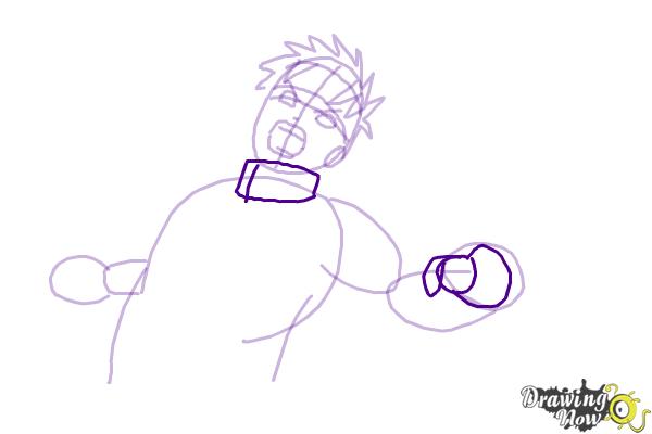 Easy Anime sketch  how to Draw Naruto uzumaki [ full body] step