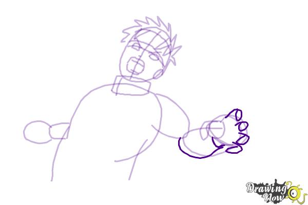 How to Draw Naruto Uzumaki from Naruto - Step 11