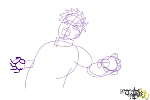 How to Draw Naruto Uzumaki from Naruto - Step 12