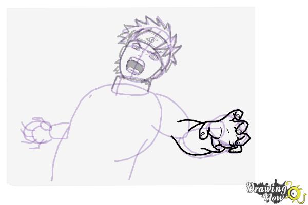 How to Draw Naruto Uzumaki from Naruto - Step 16