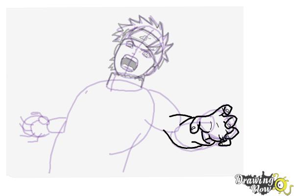 How to Draw Kakashi Hatake from Naruto - DrawingNow