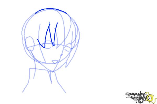 How to Draw Anime Faces - Step 10