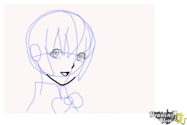 How to Draw Anime Faces - Step 13