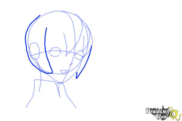 How to Draw Anime Faces - Step 9