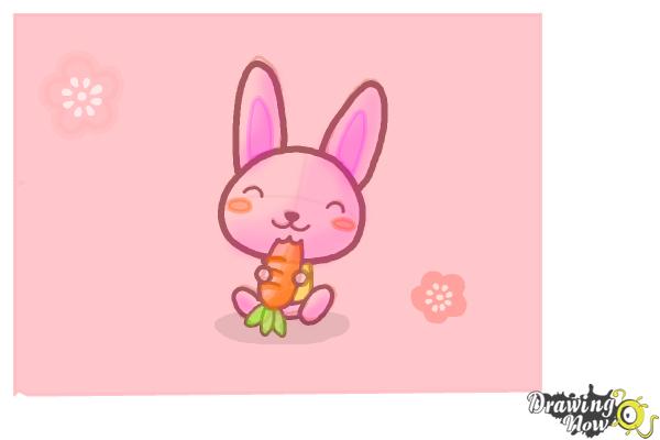 Drawing Watercolor Painting Anime Rabbit Chibi  Kawaii Bunny Drawing   Free Transparent PNG Clipart Images Download