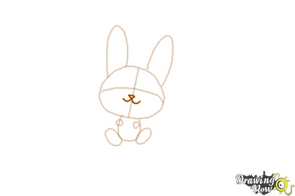 How to Draw an Anime Bunny - Step 5