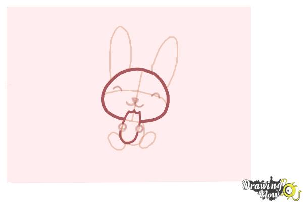 How to Draw an Anime Bunny - Step 8