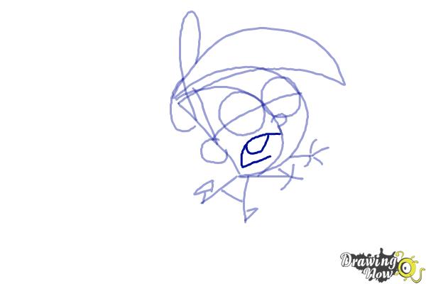 How to Draw Timmy Turner From Fairly Odd Parents - Step 7