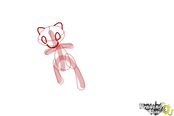 Pokemon Mew Drawing Tutorial - How to draw Pokemon Mew step by step