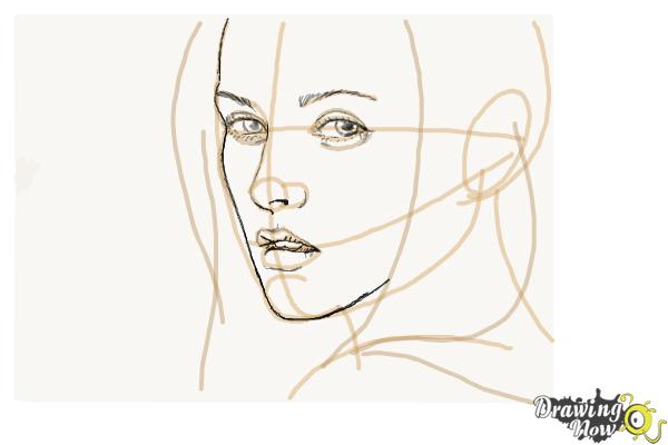 How to Draw Bella Swan from Twilight - Step 6