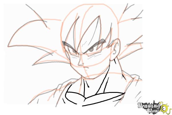 How To Draw GOKU And VEGETA Super Saiyan Blue Step By Step - Dragon Ball 