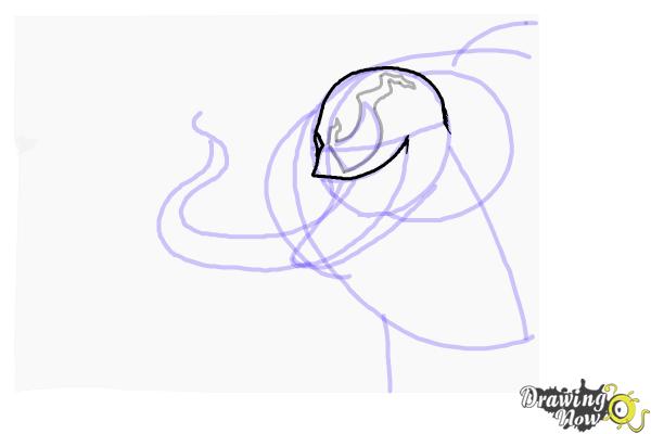 How to Draw Venom - Step 7