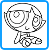 Buttercup coloring page