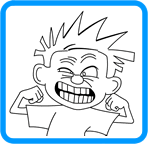Calvin coloring page