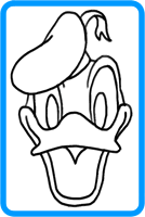 Donald Duck coloring page