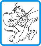 Jerry coloring page