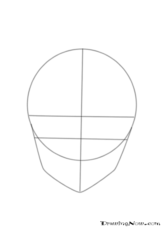 Manga Face Template