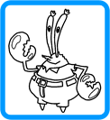 Mr Krabs coloring page