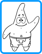 Patrick Star coloring page