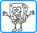 Spongebob coloring page
